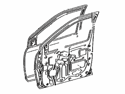 Toyota 67002-52070 Panel Sub-Assy, Front Door, LH