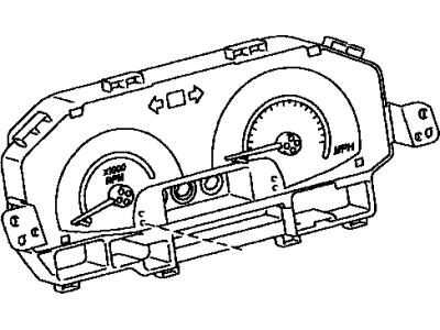 2002 Toyota Echo Instrument Cluster - 83221-5C130