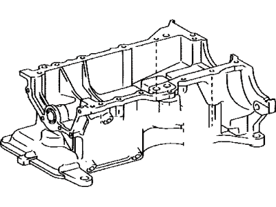 Toyota Echo Oil Pan - 12111-21030