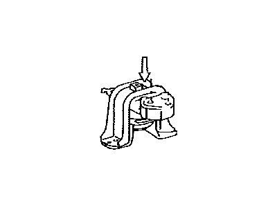 Toyota 12305-21020 Insulator Sub-Assy, Engine Mounting, RH