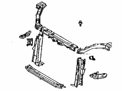 Toyota 53210-52130 Support Sub-Assy, Radiator