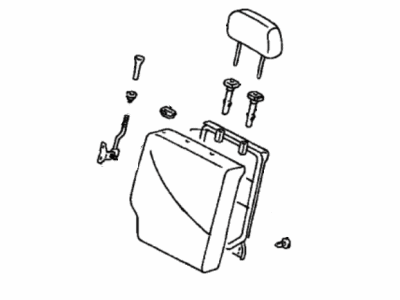 Toyota 71480-52330-B3 Back Assembly, Rear Seat, RH