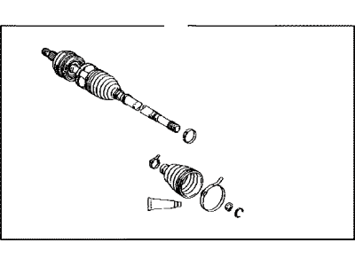 Toyota Echo Axle Shaft - 43460-59035
