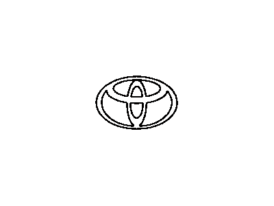 Toyota 90975-02041 Radiator Grille Emblem, No.2