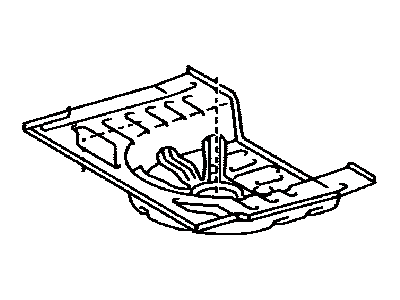 2005 Toyota Echo Floor Pan - 58311-52060