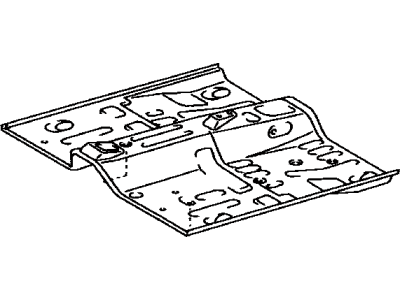 Toyota 58111-52180 Pan, Front Floor