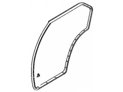 1988 Toyota Corolla Door Seal - 67871-12290