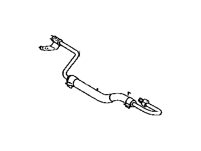 2005 Toyota Corolla Power Steering Hose - 44416-01010