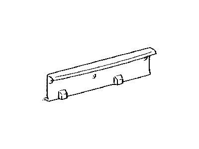 Toyota 58387-02050-B0 Plate, Rear Floor Finish