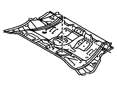 2004 Toyota Corolla Floor Pan - 58211-01060