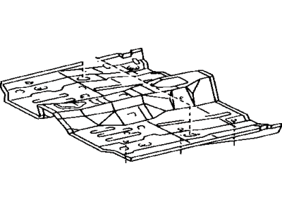 Toyota Matrix Floor Pan - 58111-02902