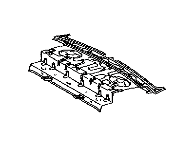 Toyota 64101-02100 Panel Sub-Assy, Upper Back