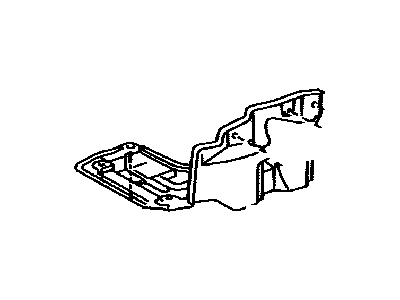 Toyota 51420-01020 Cover, Engine Under, LH