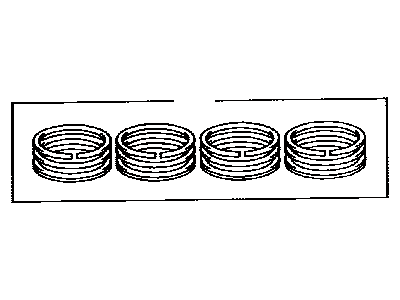 2008 Toyota Corolla Piston Ring Set - 13011-22220