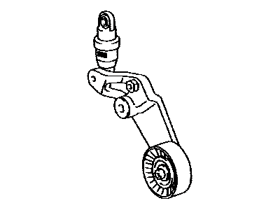 Toyota 16620-0W093 TENSIONER Assembly, V-RIBBED Belt