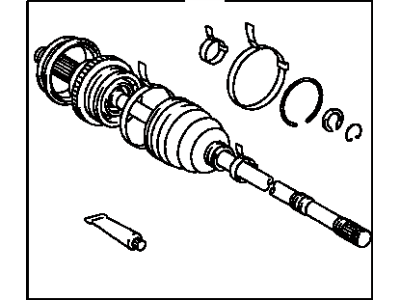 Toyota 42370-39156 Shaft Assembly, Rear Drive Outboard Joint, Left