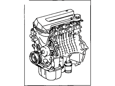 Toyota 19000-88706 Engine Assembly, Partial