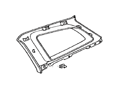 Toyota 62472-02151-E0 Garnish, Roof Side, Inner LH