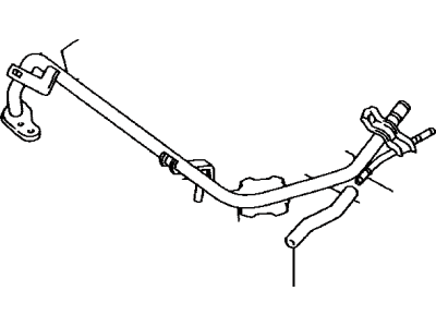 Toyota 16268-88601 Pipe, Water By-Pass