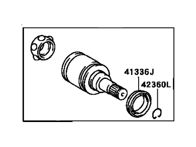 2005 Toyota Corolla CV Joint - 42360-33010