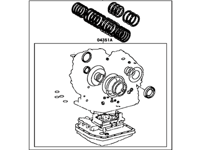 2008 Toyota Corolla Automatic Transmission Overhaul Kit - 04352-12301