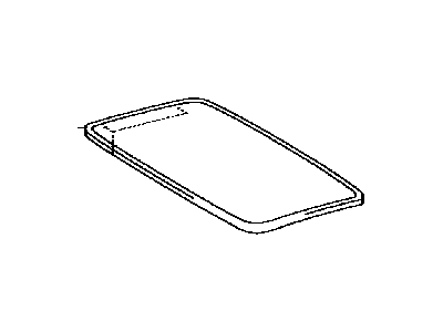 Toyota 63201-01010 Glass Sub-Assy, Sliding Roof