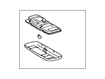 Toyota 81260-12120-B0 Lamp Assembly, Map