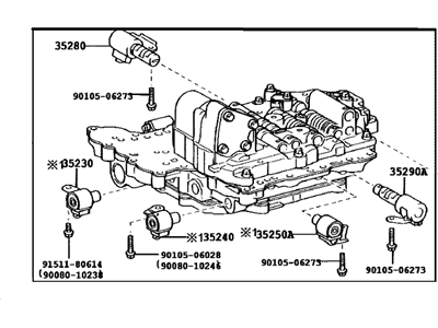Toyota 35410-12810 Body Assy, Transmission Valve