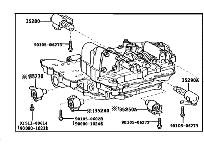 Toyota 35410-52042 Body Assy, Transmission Valve