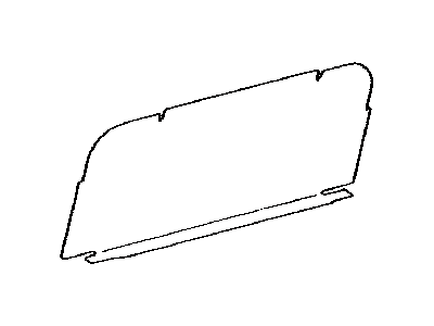 Toyota 64717-02080-C0 Cover, Luggage Compartment Trim, Front