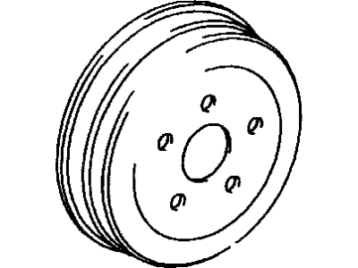 Toyota Corolla Brake Drum - 42431-12230