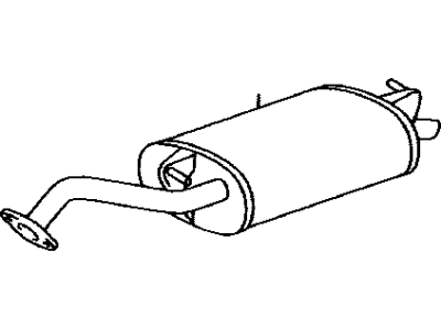 2008 Toyota Matrix Exhaust Pipe - 17430-0D360