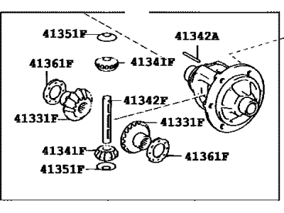 Scion xD Differential - 41301-32061