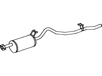 1988 Toyota Land Cruiser Exhaust Pipe - 17405-61240