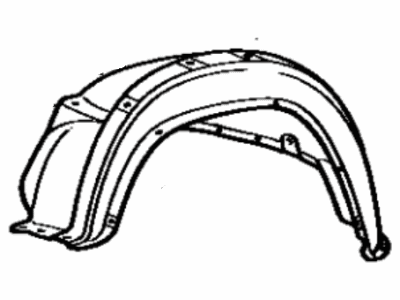 Toyota 53702-90A70 Apron Sub-Assembly, Front Fender, LH