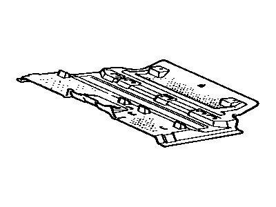 Toyota 58540-90A19-03 Carpet Assembly, Rear Floor