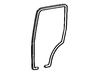 1990 Toyota Land Cruiser Door Seal - 62333-90A00-16