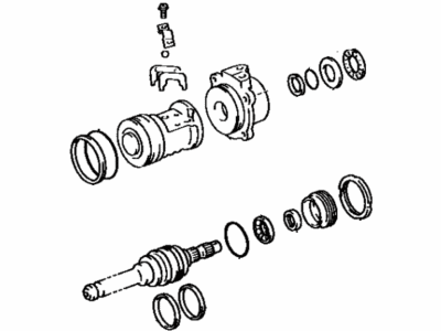 Toyota Land Cruiser Power Steering Control Valve - 44120-60130