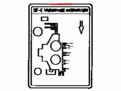 Toyota 17792-61120 Plate, Engine Vacuum Hose Information