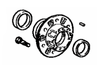 Toyota 43502-60040 Front Axle Hub Sub-Assembly