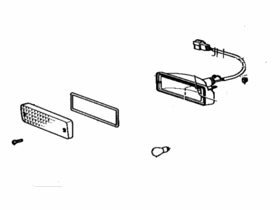 Toyota 81510-29656 Lamp Assy, Front Turn Signal, RH