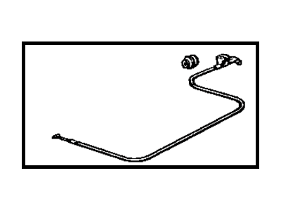 Toyota 53630-22090 Cable Assy, Hood Lock Control