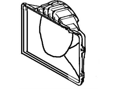 1982 Toyota Cressida Fan Shroud - 16711-43010