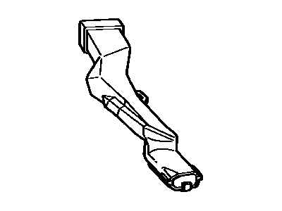 Toyota 87213-22011 Duct, Air, Rear