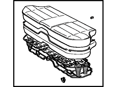 Toyota 71460-91679-05 Cushion Assembly, Rear Seat