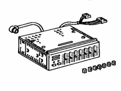 Toyota 86280-29025 Amplifier Assembly, Stereo Component