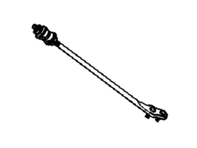 1983 Toyota Cressida Suspension Strut Rod - 48670-29085