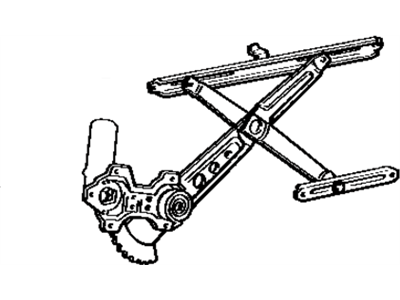 1984 Toyota Cressida Window Regulator - 69804-22071