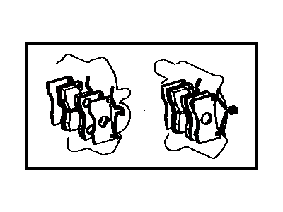 Toyota Cressida Brake Pad Set - 04492-22010