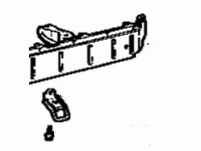 Toyota 52023-22090 Reinforcement Sub-Assembly, Rear Bumper